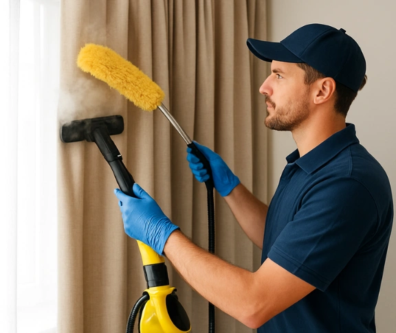Emergency same-day curtain stain removal chuwar Matty Curtain Cleaning